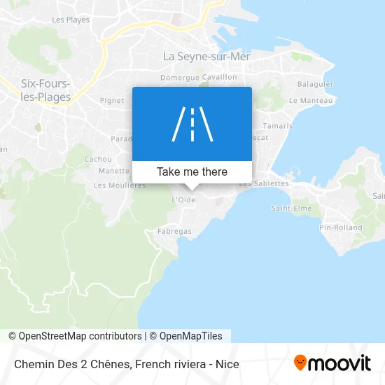 Chemin Des 2 Chênes map