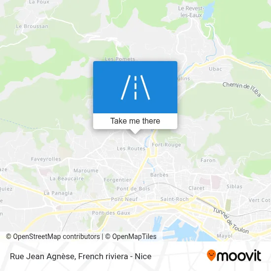 Rue Jean Agnèse map