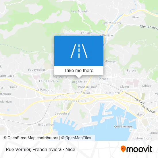 Rue Vernier map
