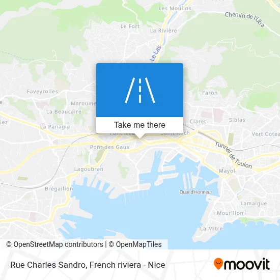 Rue Charles Sandro map