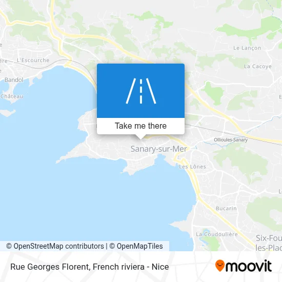 Rue Georges Florent map