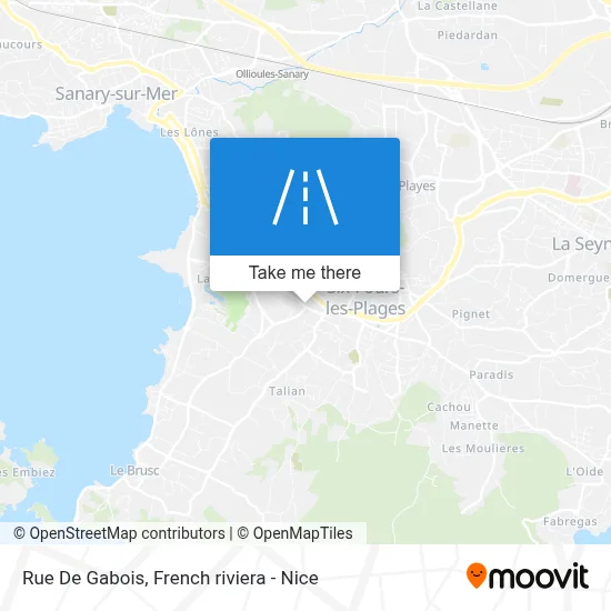 Rue De Gabois map