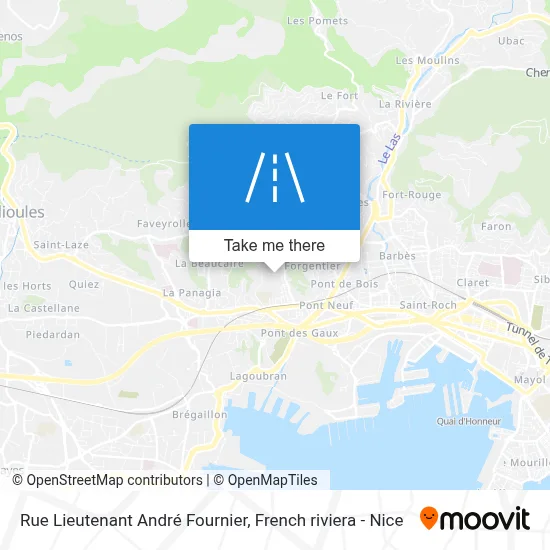 Rue Lieutenant André Fournier map