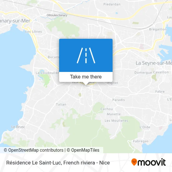 Résidence Le Saint-Luc map