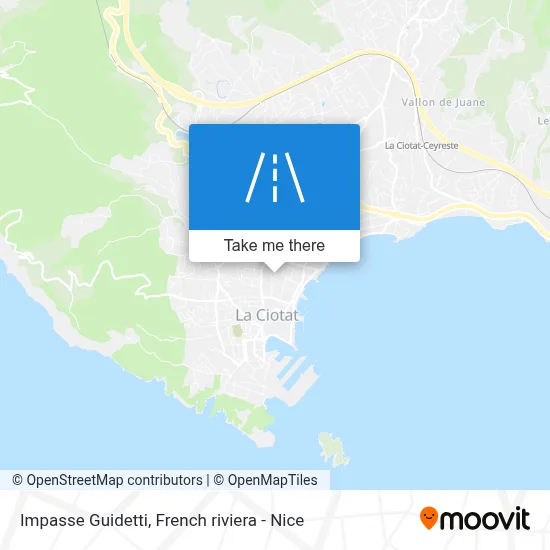 Impasse Guidetti map