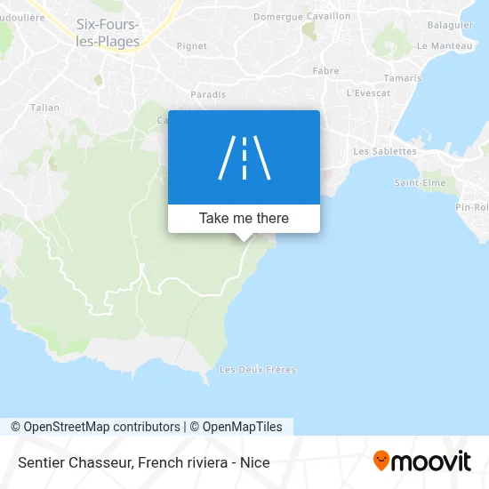 Mapa Sentier Chasseur