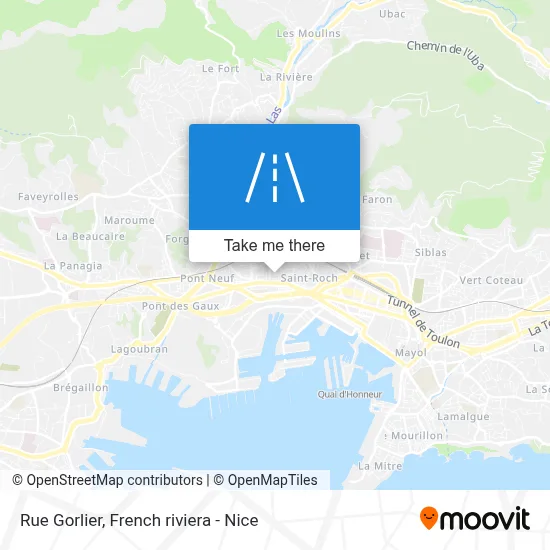 Rue Gorlier map