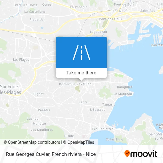 Rue Georges Cuvier map