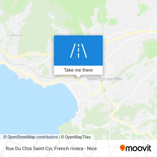 Rue Du Clos Saint-Cyr map