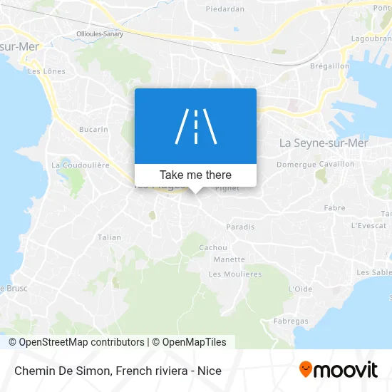 Chemin De Simon map