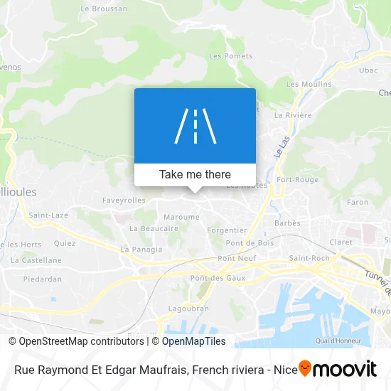 Rue Raymond Et Edgar Maufrais map