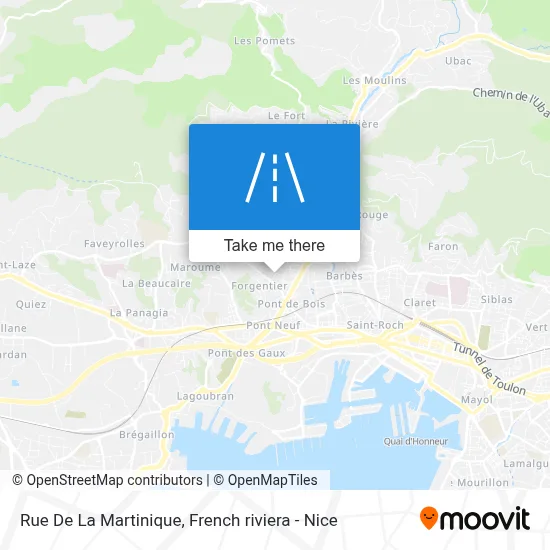 Rue De La Martinique map