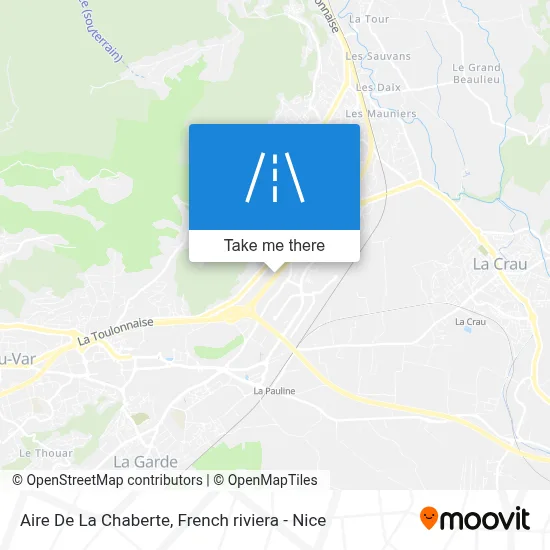 Aire De La Chaberte map