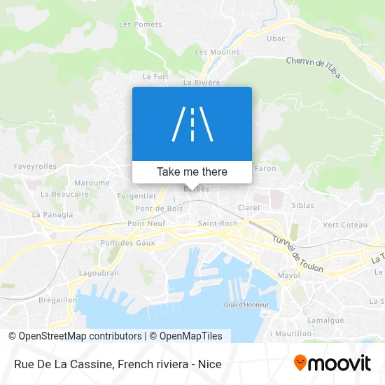 Rue De La Cassine map