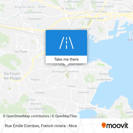 Rue Émile Combes map
