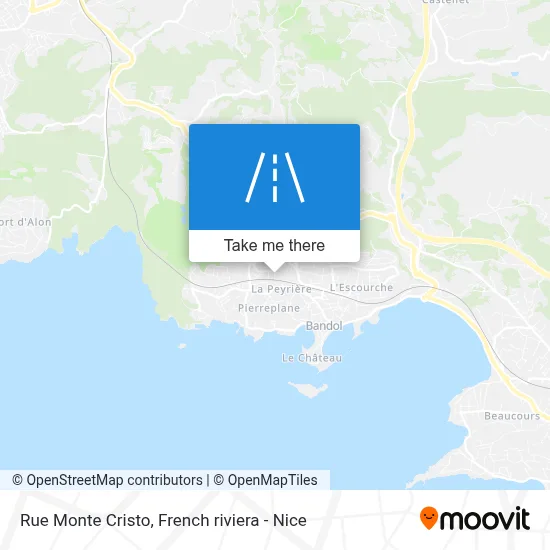 Mapa Rue Monte Cristo