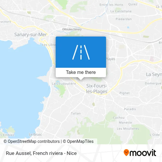 Rue Aussel map