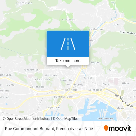 Rue Commandant Bernard map