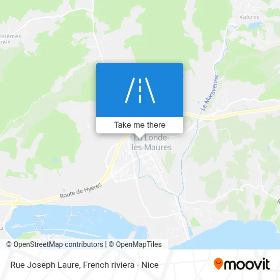 Mapa Rue Joseph Laure