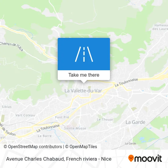 Avenue Charles Chabaud map