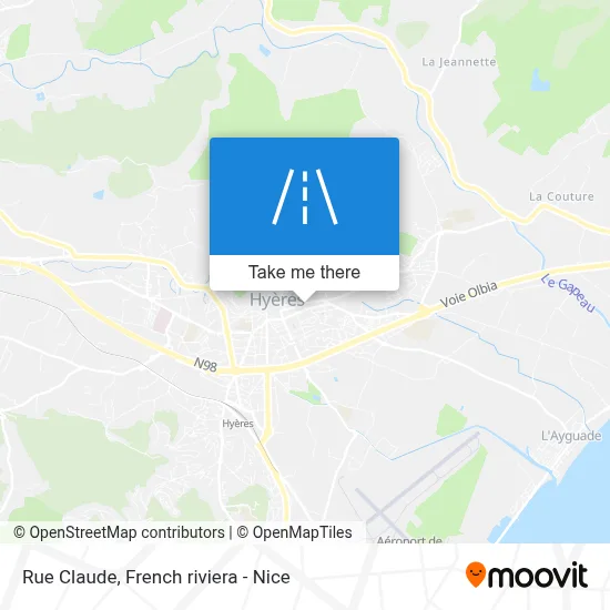 Mapa Rue Claude