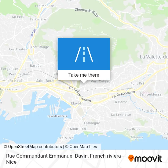 Mapa Rue Commandant Emmanuel Davin
