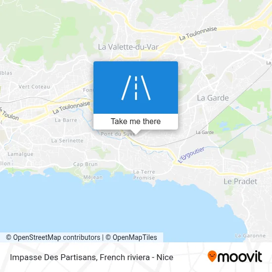 Impasse Des Partisans map