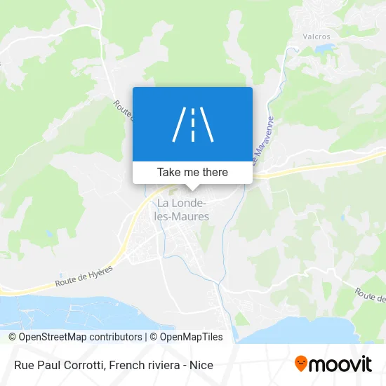 Mapa Rue Paul Corrotti
