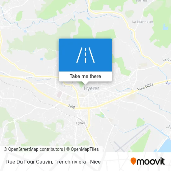 Rue Du Four Cauvin map