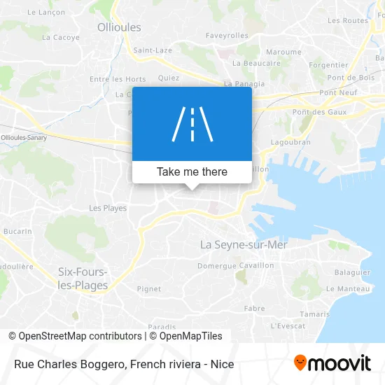 Rue Charles Boggero map