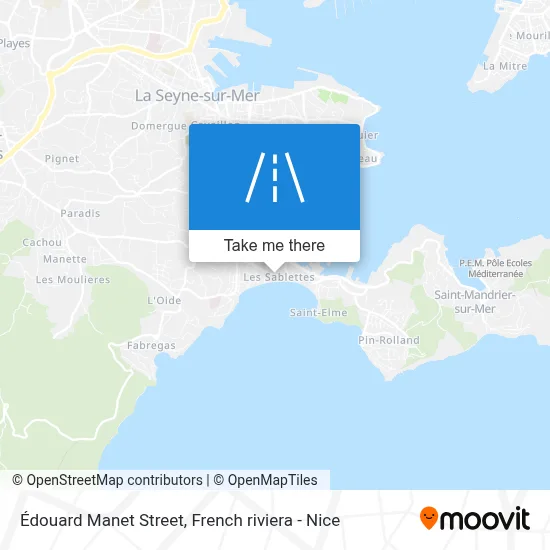 Rue Édouard Manet map