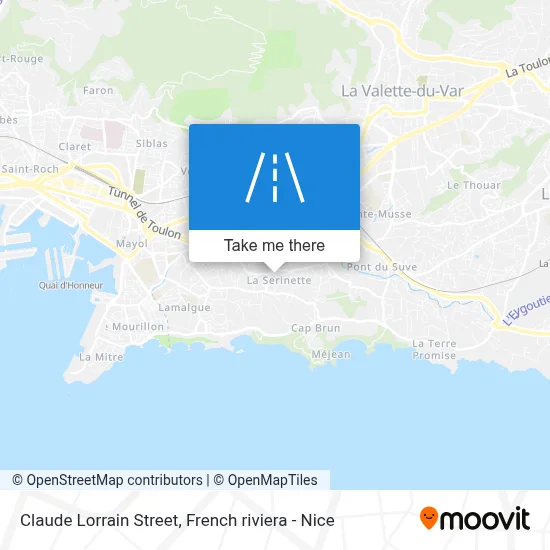 Rue Claude Lorrain map