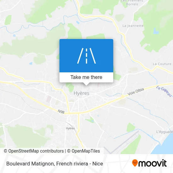 Boulevard Matignon map