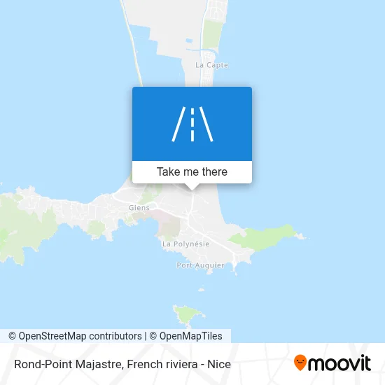 Mapa Rond-Point Majastre