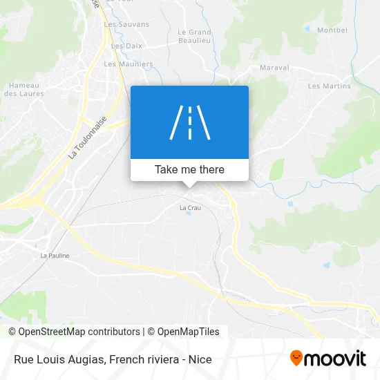Rue Louis Augias map
