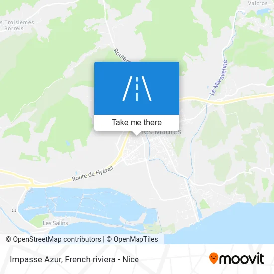 Impasse Azur map