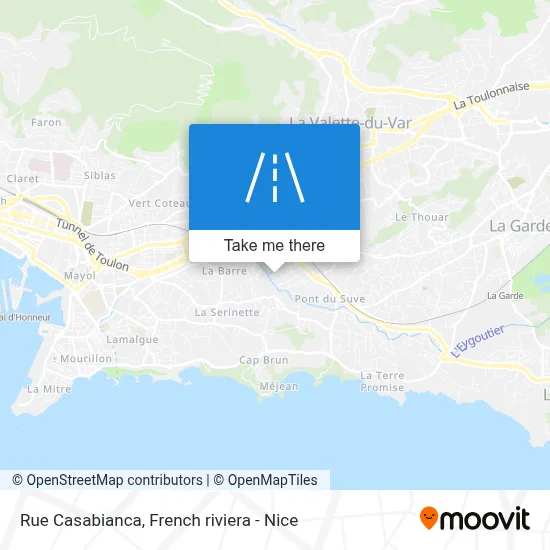 Rue Casabianca map