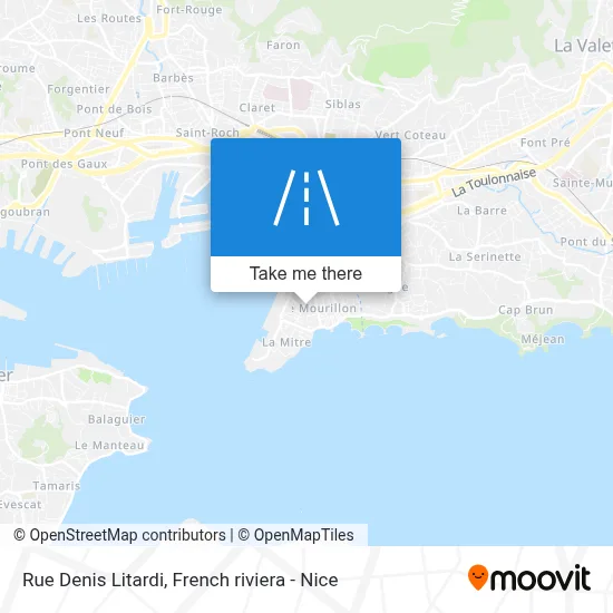 Rue Denis Litardi map