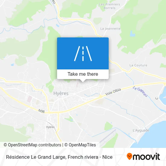 Résidence Le Grand Large map