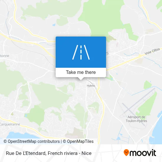 Rue De L'Etendard map