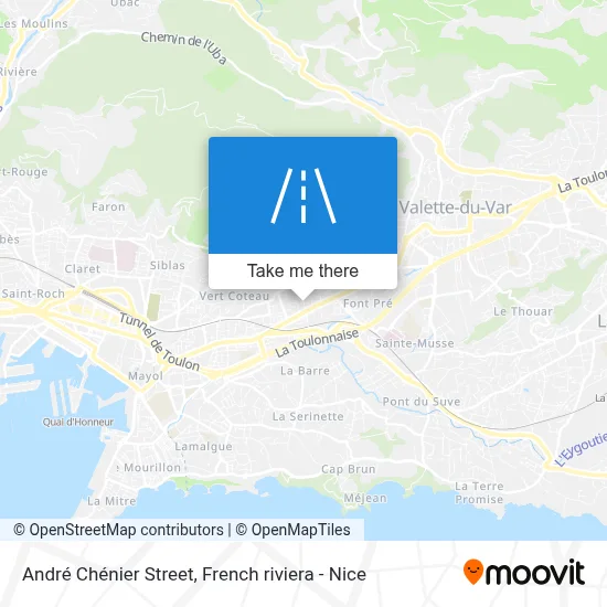 Rue André Chénier map