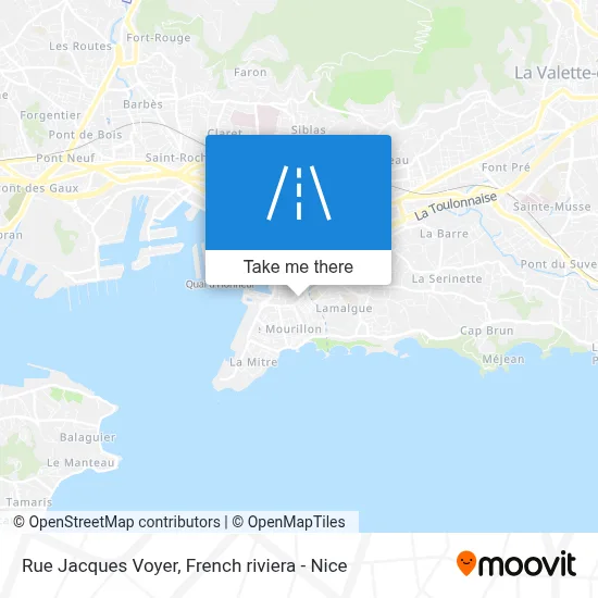 Mapa Rue Jacques Voyer