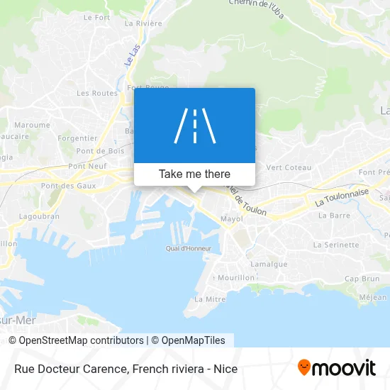 Rue Docteur Carence map