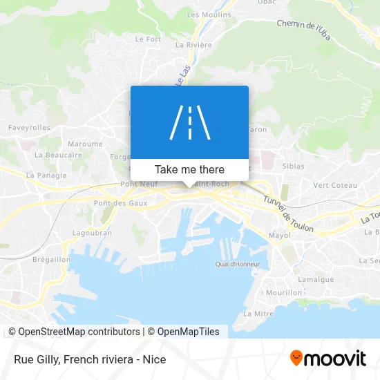 Rue Gilly map
