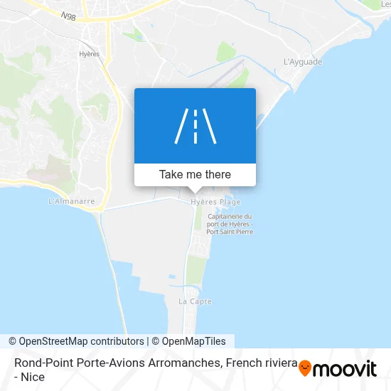 Rond-Point Porte-Avions Arromanches map