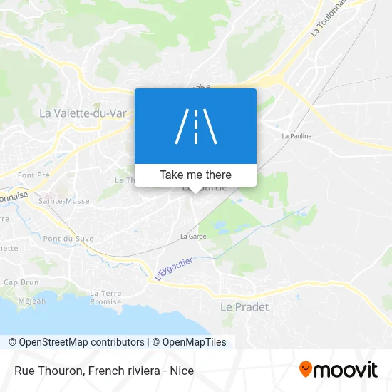 Mapa Rue Thouron