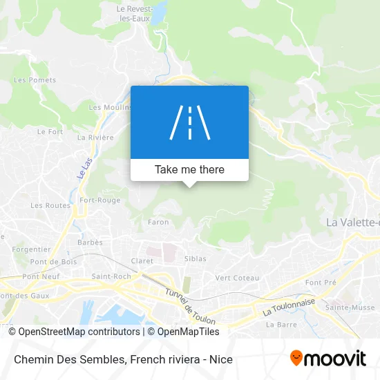 Chemin Des Sembles map
