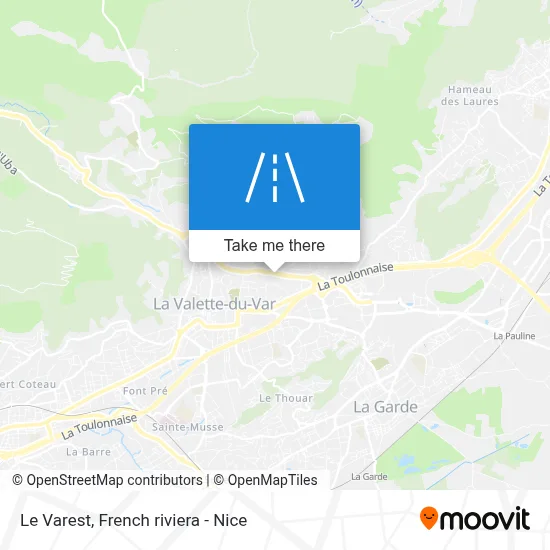 Le Varest map