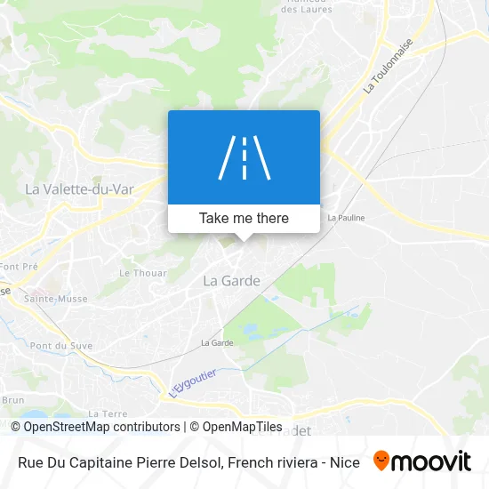 Rue Du Capitaine Pierre Delsol map