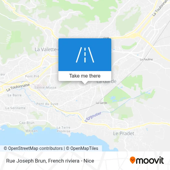 Mapa Rue Joseph Brun